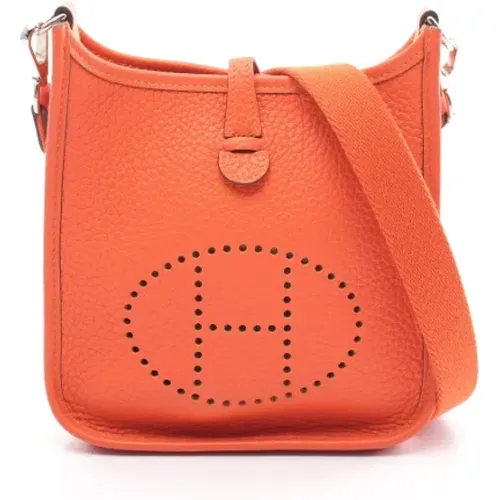 Pre-owned Cross Body Bags, female, , Size: ONE SIZE Pre-owned Leather shoulder-bags - Hermès Vintage - Modalova