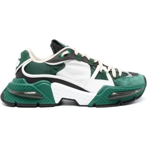 Emerald Air Master Sneakers , male, Sizes: 6 UK, 10 UK, 8 UK, 7 UK, 9 UK, 11 UK - Dolce & Gabbana - Modalova