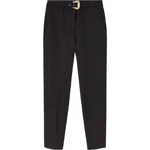 Straight Trousers , female, Sizes: S - Versace - Modalova