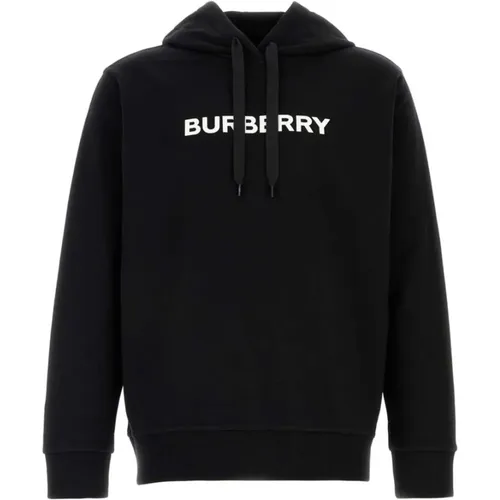 Hooded Sweatshirt with Logo Print , male, Sizes: L, M - Burberry - Modalova