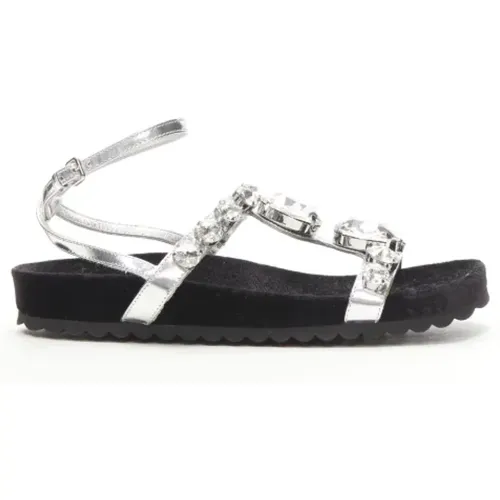 Pre-owned Leather sandals , female, Sizes: 3 UK - Miu Miu Pre-owned - Modalova