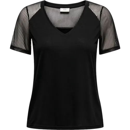 Gestreiftes Mesh-Top Herbst/Winter Kollektion - JACQUELINE de YONG - Modalova