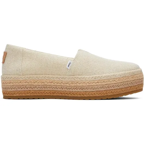 Espadrilles , Damen, Größe: 37 1/2 EU - TOMS - Modalova