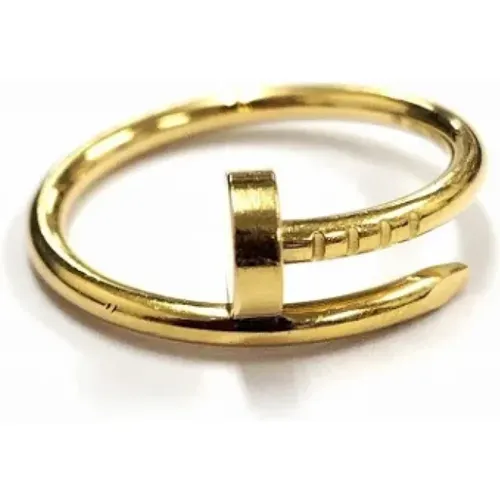 Pre-owned Jewellery, female, , Size: ONE SIZE Pre-owned Gold rings - Cartier Vintage - Modalova