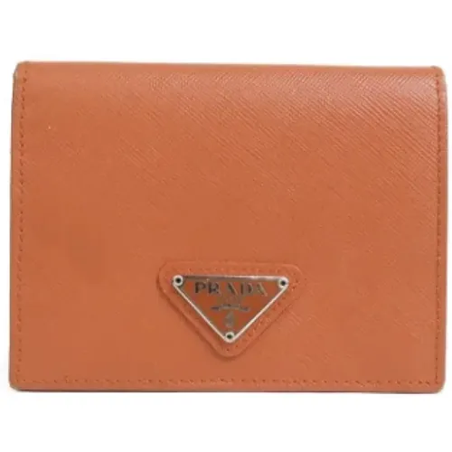 Pre-owned Wallets, female, , Size: ONE SIZE Pre-owned Leather wallets - Prada Vintage - Modalova