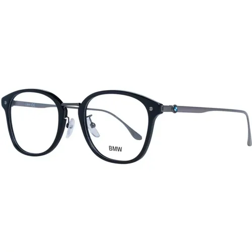 Glasses, male, , Size: ONE SIZE Men's Round Optical Frames - BMW - Modalova