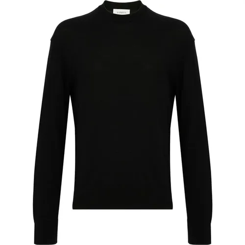 Schwarze Pullover für Männer , Herren, Größe: L - Laneus - Modalova