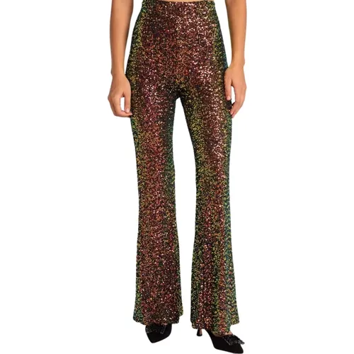 Sequined trousers , female, Sizes: M, L, S - Alma en Pena - Modalova