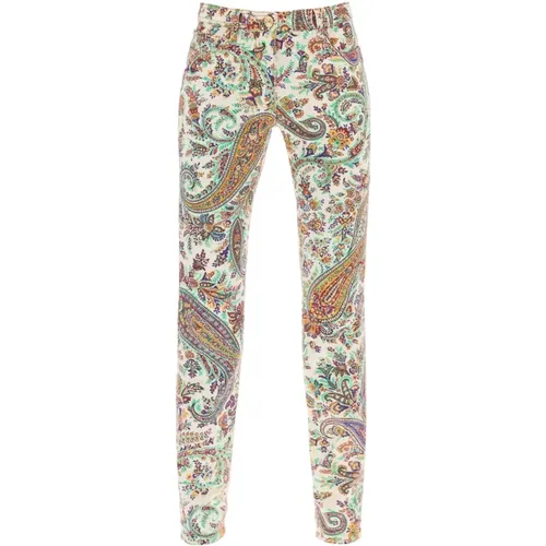 Slim-fit Hosen , Damen, Größe: W28 - ETRO - Modalova