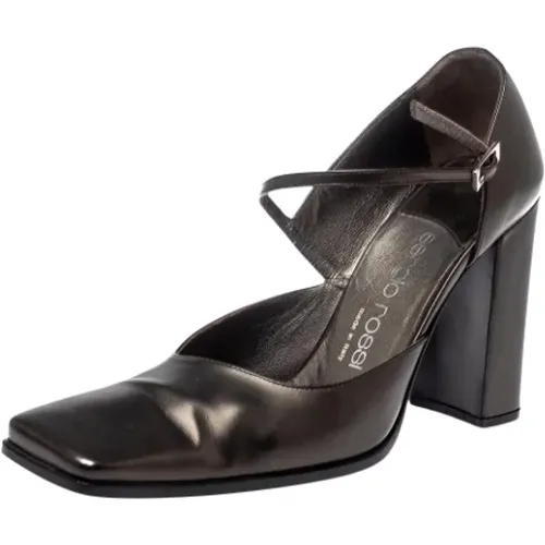 Pre-owned Pumps, female, , Size: 7 1/2 US Pre-owned Leather heels - Sergio Rossi Pre-owned - Modalova