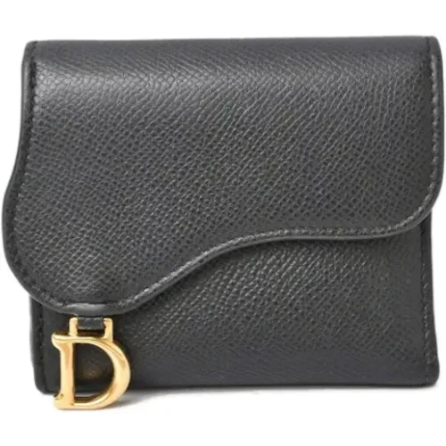 Pre-owned Wallets, female, , Size: ONE SIZE Pre-owned Leather wallets - Dior Vintage - Modalova