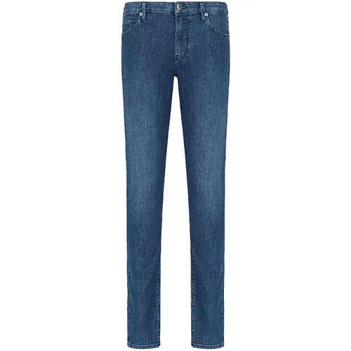Slim-Fit Jeans for Men , male, Sizes: W36 - Emporio Armani - Modalova