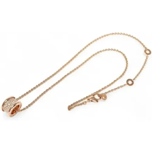 Pre-owned Jewellery, female, , Size: ONE SIZE Pre-owned Rose Gold necklaces - Bvlgari Vintage - Modalova