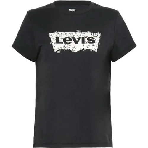 Damen Perfektes Tee Schwarz Weiß Levi's - Levis - Modalova