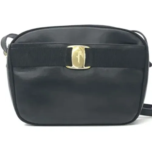 Pre-owned Cross Body Bags, female, , Size: ONE SIZE Pre-owned Fabric shoulder-bags - Salvatore Ferragamo Pre-owned - Modalova