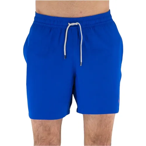 Polyester Swim Shorts with Elastic Waistband , male, Sizes: L, M, S, XL - Ralph Lauren - Modalova