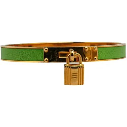 Pre-owned Jewellery, female, , Size: ONE SIZE Pre-owned Leather bracelets - Hermès Vintage - Modalova