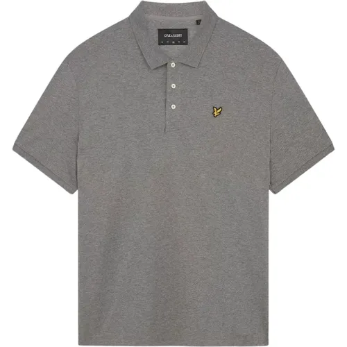 Polo Shirt Light Grey Marl , male, Sizes: XL, L - Lyle & Scott - Modalova