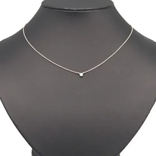 Pre-owned Jewellery, female, , Size: ONE SIZE Pre-owned Silver necklaces - Tiffany & Co. Pre-owned - Modalova