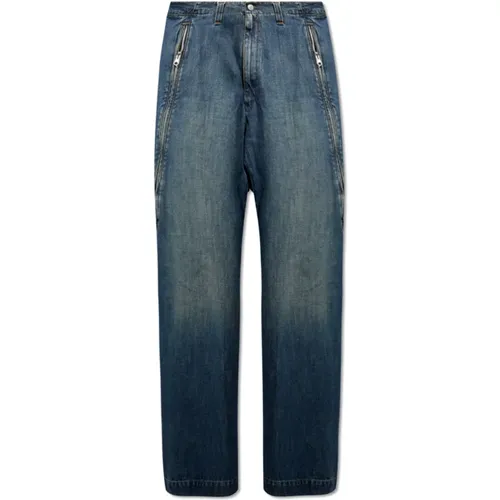 Jeans with straight legs , male, Sizes: M - MM6 Maison Margiela - Modalova