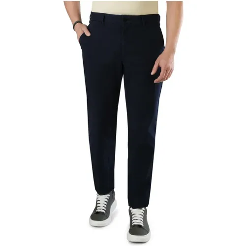Mens Button and Zip Trousers , male, Sizes: W33, W31, W30, W32 - Tommy Hilfiger - Modalova
