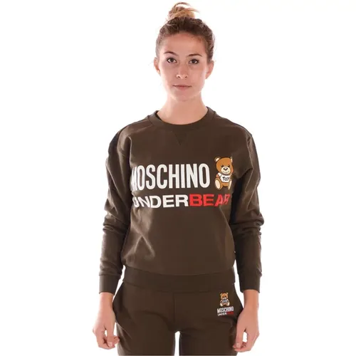 Hoodies , Damen, Größe: L - Moschino - Modalova