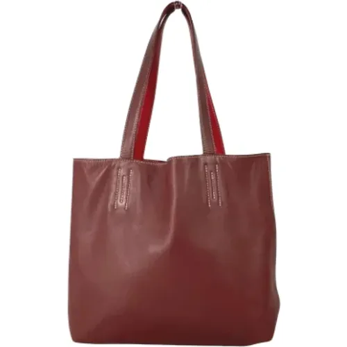 Pre-owned Tote Bags, female, , Size: ONE SIZE Pre-owned Leather handbags - Hermès Vintage - Modalova