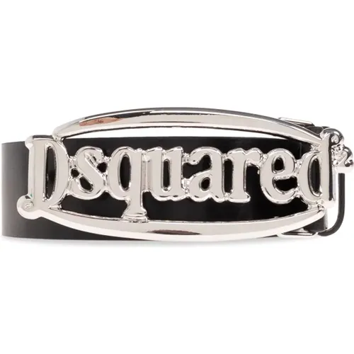 Belts, male, , Size: 100 CM Belt with logo - Dsquared2 - Modalova