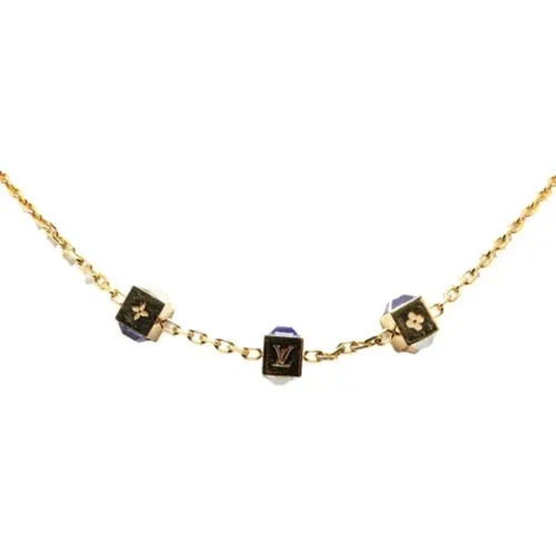 Pre-owned Jewellery, female, , Size: ONE SIZE Pre-owned Fabric necklaces - Louis Vuitton Vintage - Modalova