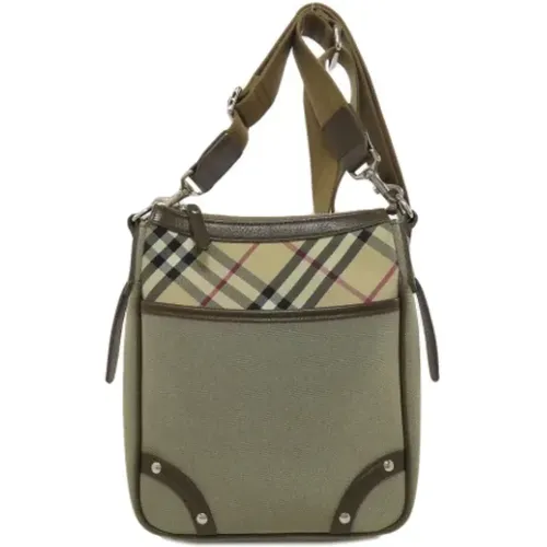 Pre-owned Cross Body Bags, female, , Size: ONE SIZE Pre-owned Canvas shoulder-bags - Burberry Vintage - Modalova