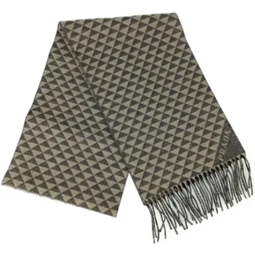 Pre-owned Scarves, unisex, , Size: ONE SIZE Pre-owned Cashmere scarves - Prada Vintage - Modalova