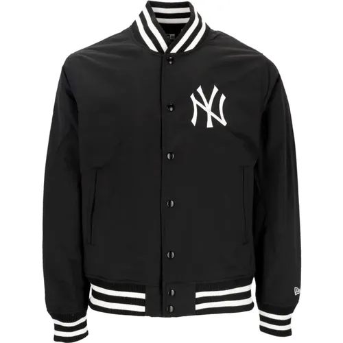 Yankees Logo Bomber Jacket /White , male, Sizes: XL - new era - Modalova