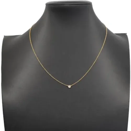 Pre-owned Gold necklaces , female, Sizes: ONE SIZE - Tiffany & Co. Pre-owned - Modalova