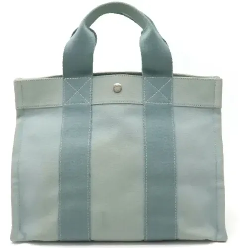 Pre-owned Tote Bags, female, , Size: ONE SIZE Pre-owned Canvas handbags - Hermès Vintage - Modalova