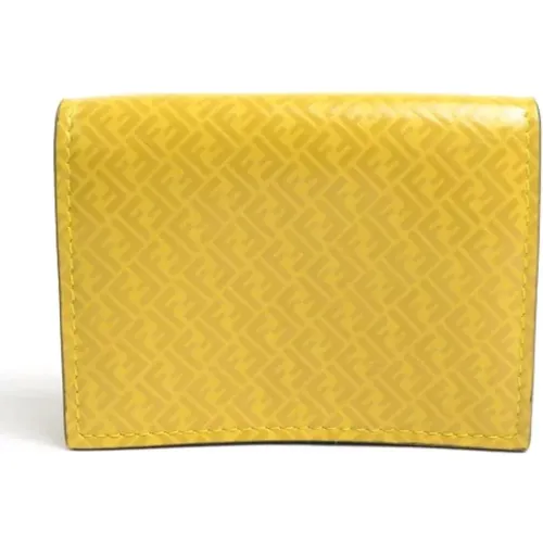 Pre-owned Wallets, female, , Size: ONE SIZE Pre-owned Leather wallets - Fendi Vintage - Modalova