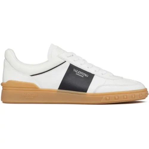 Sneakers with Rockstud Detailing , male, Sizes: 7 1/2 UK, 9 1/2 UK, 7 UK, 8 UK, 11 UK, 10 UK, 9 UK, 6 UK - Valentino Garavani - Modalova
