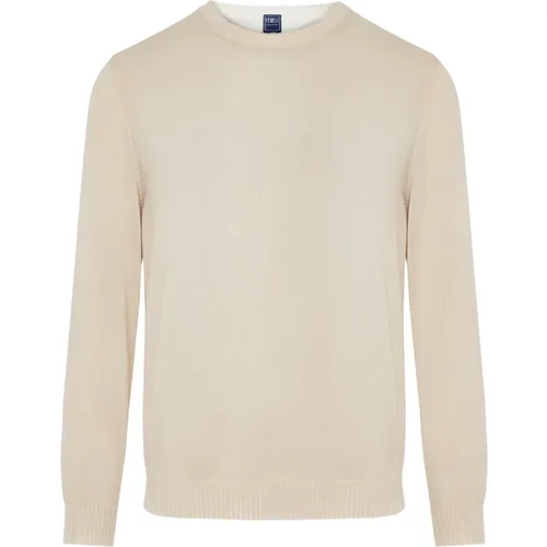 Cotton jumper , male, Sizes: 2XL - Fedeli - Modalova