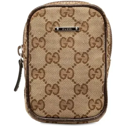 Pre-owned Accessories, female, , Size: ONE SIZE Pre-owned Canvas gucci-bags - Gucci Vintage - Modalova