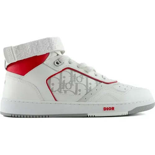 High-Top Sneakers with Velcro Closure , male, Sizes: 9 UK - Dior - Modalova