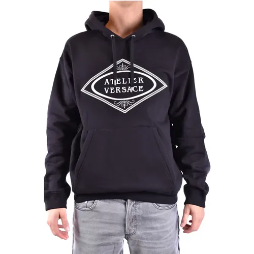 Hooded Sweatshirt , male, Sizes: L - Versace - Modalova