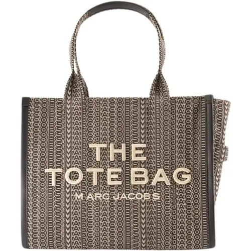 Tote Bags, female, , Size: ONE SIZE The Monogram Jacquard Large Tote Bag - Marc Jacobs - Modalova