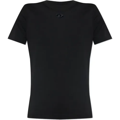 T-Shirts, female, , Size: 2XS T-shirt T-Reg-Ovald - Diesel - Modalova