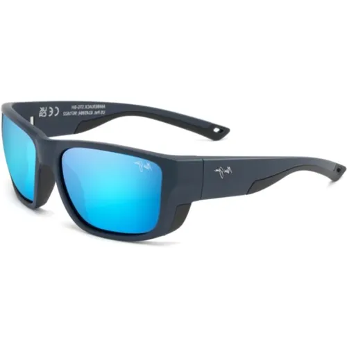 Stylish Amberjack Sunglasses for Outdoor Adventures , unisex, Sizes: ONE SIZE - Maui Jim - Modalova