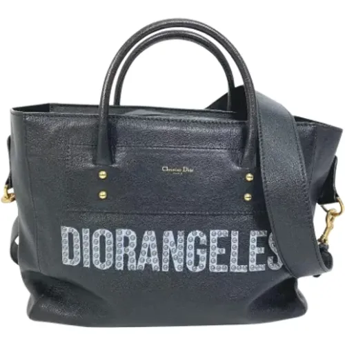 Pre-owned Tote Bags, female, , Size: ONE SIZE Pre-owned Leather dior-bags - Dior Vintage - Modalova