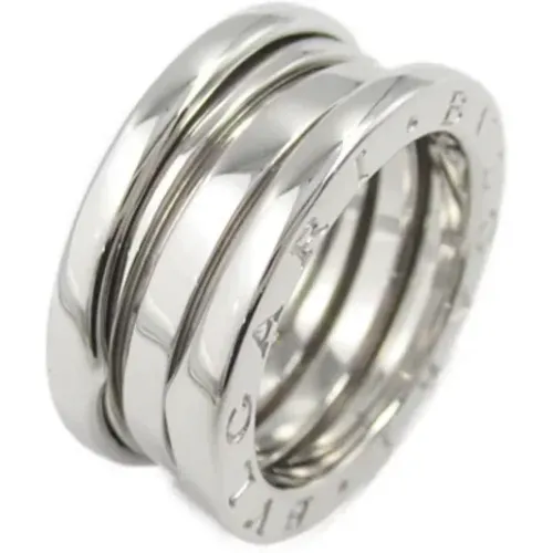 Pre-owned White Gold rings , female, Sizes: ONE SIZE - Bvlgari Vintage - Modalova