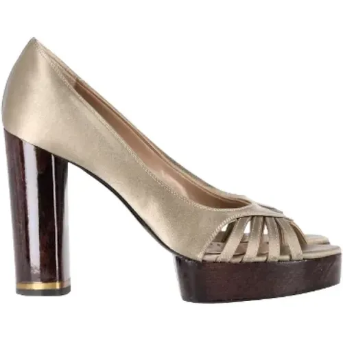 Pre-owned Stoff heels - Stella McCartney Pre-owned - Modalova