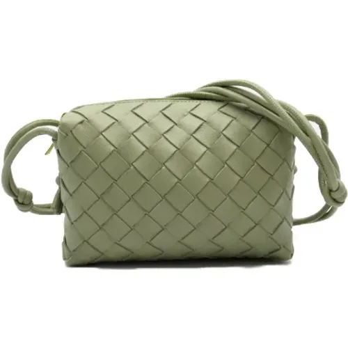 Pre-owned Cross Body Bags, female, , Size: ONE SIZE Pre-owned Leather crossbody-bags - Bottega Veneta Vintage - Modalova