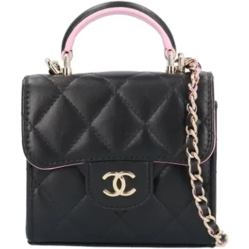 Pre-owned Mini Bags, female, , Size: ONE SIZE Pre-owned Leather shoulder-bags - Chanel Vintage - Modalova