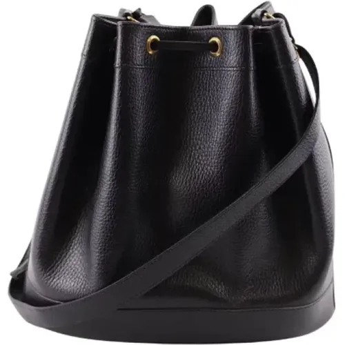 Pre-owned Bucket Bags, female, , Size: ONE SIZE Pre-owned Leather shoulder-bags - Hermès Vintage - Modalova