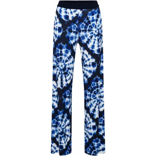 Tie-Dye Jersey Hose , Damen, Größe: S - &Co Woman - Modalova